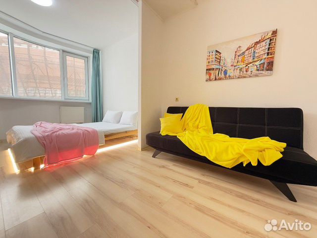 

Квартира-студия, 29 м², 2 кровати