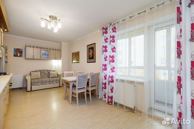 

1-к. квартира, 57 м², 3 кровати