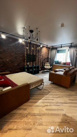 

Квартира-студия, 57 м², 2 кровати