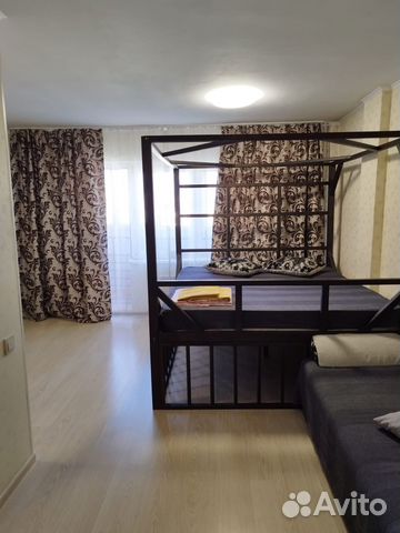 

Квартира-студия, 38 м², 2 кровати