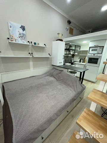

Квартира-студия, 18 м², 2 кровати