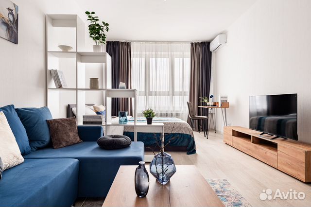 

1-к. квартира, 45 м², 2 кровати