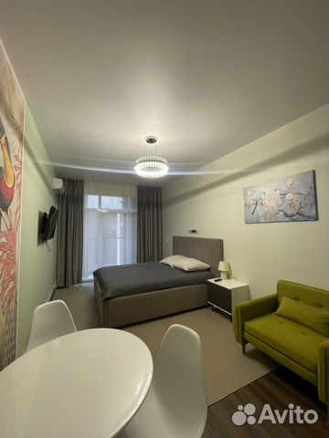 

Квартира-студия, 30 м², 2 кровати
