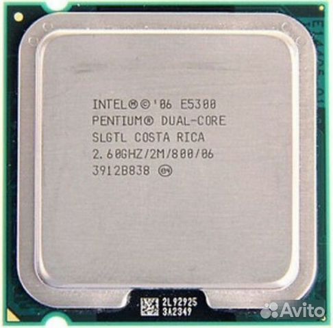 Процессор Intel Pentium Dual-Core E5300 Процессор Intel Pentium Dual-Core E5300