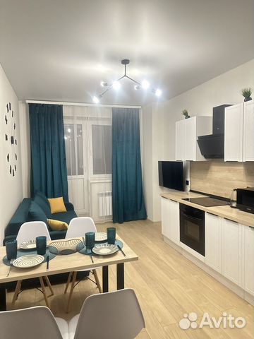 

1-к. квартира, 45 м², 3 кровати