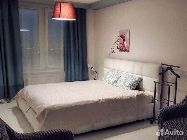 

1-к. квартира, 59 м², 2 кровати
