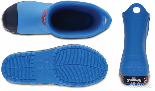 Сапоги резиновые Crocs Bump It Spiderman Rain 25 р Сапоги резиновые Crocs Bump It Spiderman Rain 25 р