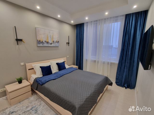 

1-к. квартира, 50 м², 2 кровати