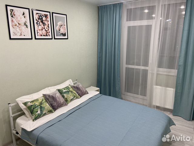 

Квартира-студия, 42 м², 2 кровати