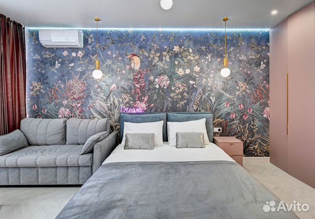 

Квартира-студия, 35 м², 2 кровати