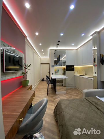 

Квартира-студия, 25 м², 1 кровать