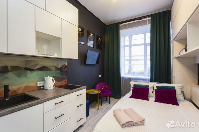 

Квартира-студия, 15,2 м², 1 кровать