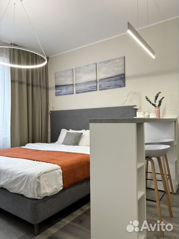 

Квартира-студия, 28 м², 1 кровать