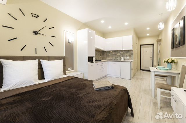

Квартира-студия, 26 м², 1 кровать