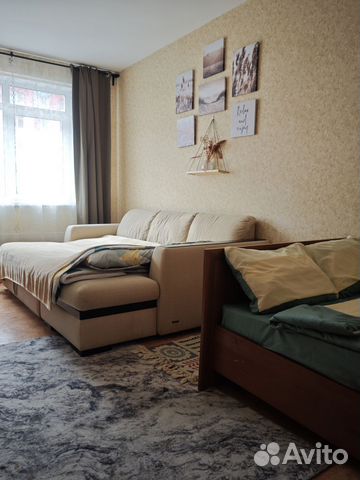 

1-к. квартира, 35 м², 2 кровати