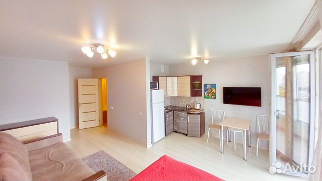 

Квартира-студия, 38 м², 2 кровати