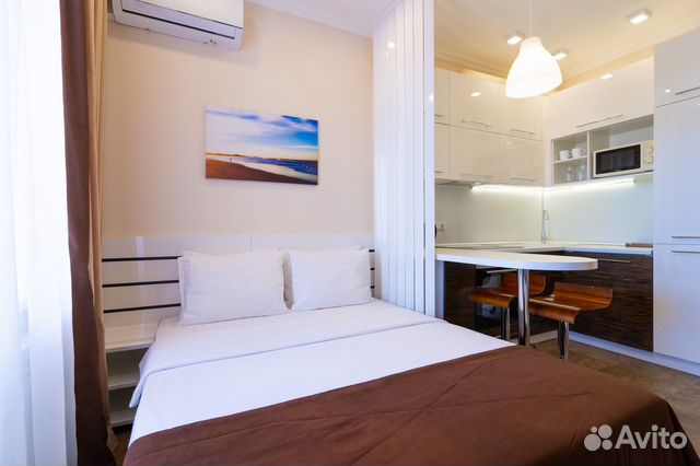 

1-к. квартира в апарт-отеле, 24 м², 2 кровати