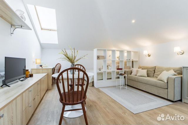 

Квартира-студия, 30 м², 2 кровати