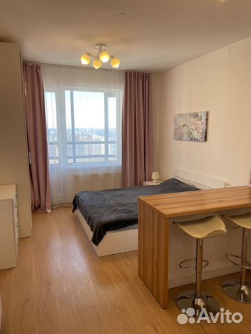 

Квартира-студия, 32 м², 1 кровать