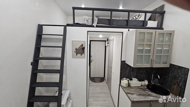 

Квартира-студия, 12 м², 2 кровати