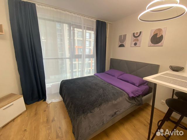

Квартира-студия, 23 м², 2 кровати