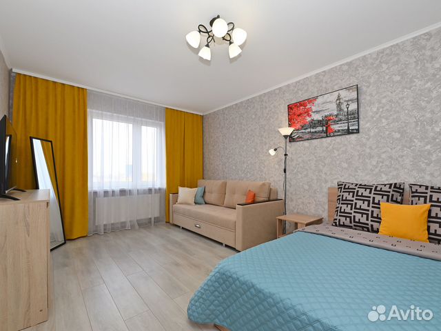 

1-к. квартира, 38 м², 2 кровати