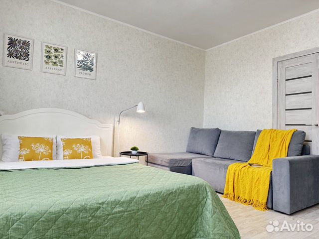 

1-к. квартира, 42 м², 2 кровати
