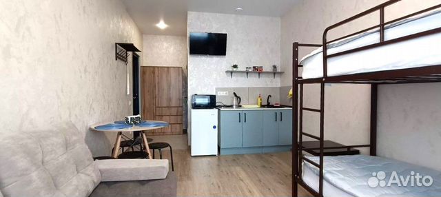 

Квартира-студия, 19 м², 2 кровати