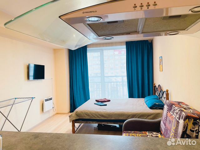 

Квартира-студия, 30 м², 2 кровати