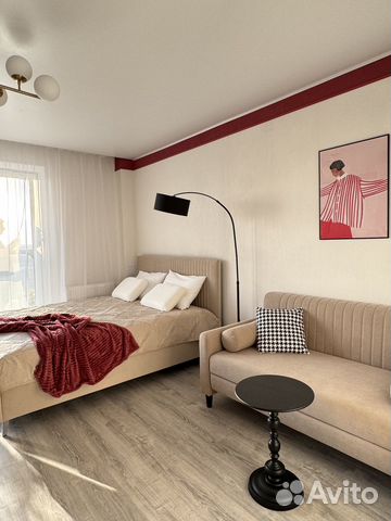 

Квартира-студия, 26 м², 2 кровати