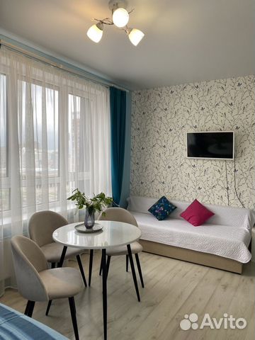 

Квартира-студия, 35 м², 2 кровати