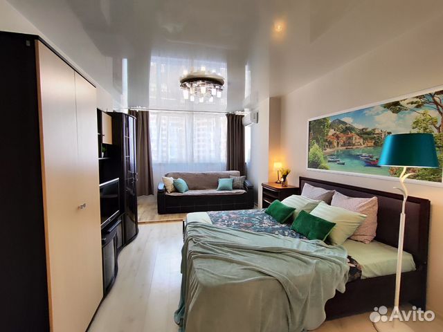 

Квартира-студия, 46 м², 2 кровати