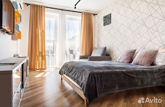 

1-к. квартира, 42 м², 2 кровати