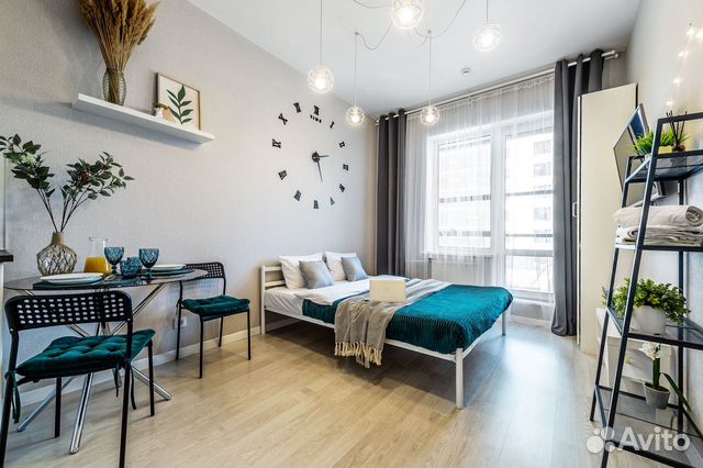

Квартира-студия, 25 м², 1 кровать