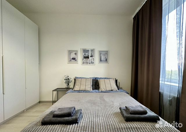 

1-к. квартира, 38 м², 2 кровати