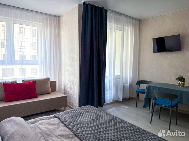 

Квартира-студия, 30 м², 2 кровати