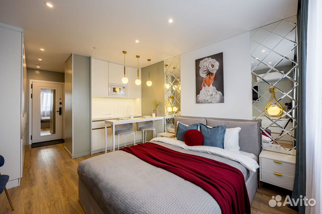 

Квартира-студия в апарт-отеле, 21 м², 1 кровать