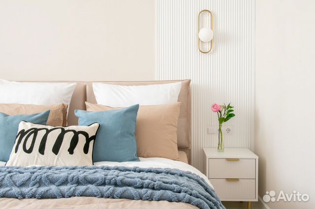 

1-к. квартира, 40 м², 2 кровати