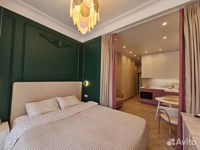 

Квартира-студия, 30 м², 2 кровати
