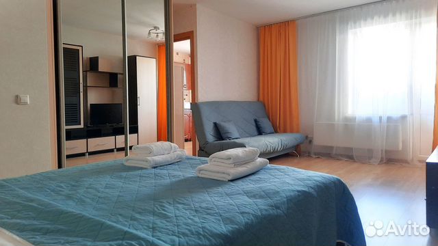 

1-к. квартира, 38 м², 2 кровати