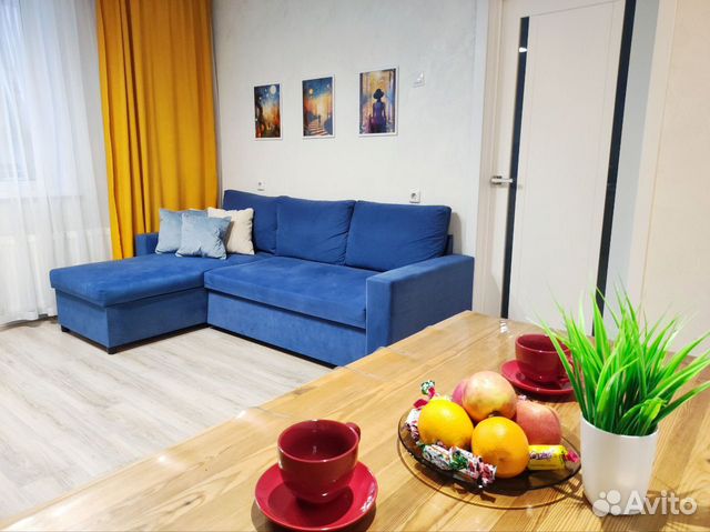 

2-к. квартира, 45 м², 2 кровати