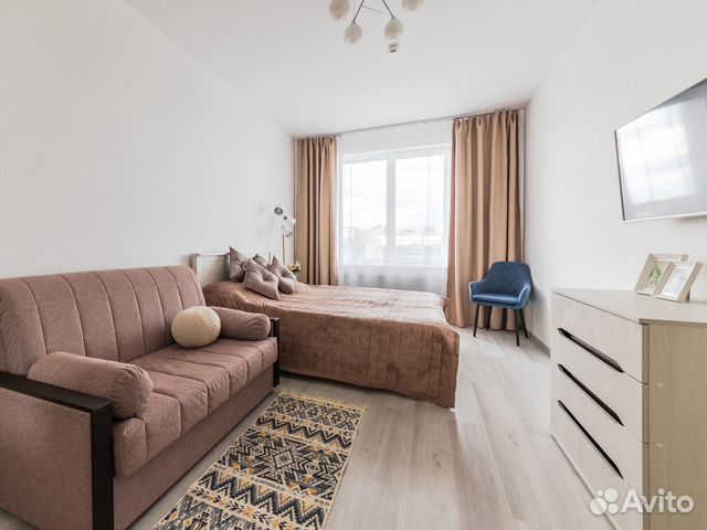 

1-к. квартира, 37 м², 2 кровати