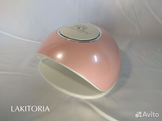 Лампа для маникюра 48W с вентилятором UV/LED розов Лампа для маникюра 48W с вентилятором UV/LED розов