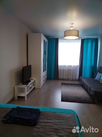 

1-к. квартира, 38 м², 2 кровати
