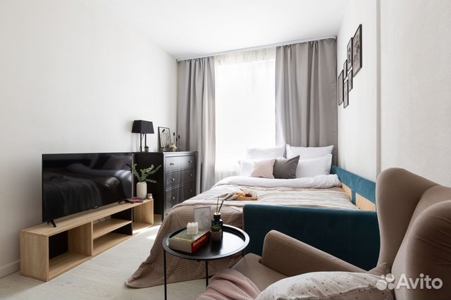 

1-к. квартира, 41 м², 2 кровати