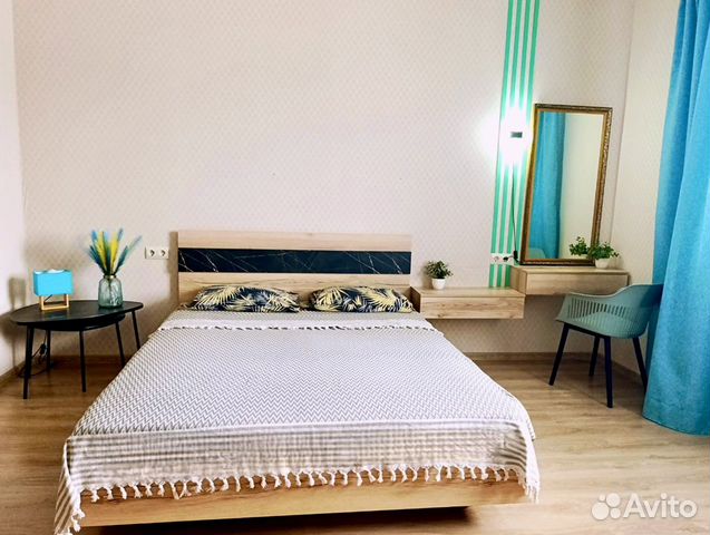 

1-к. квартира, 45 м², 2 кровати