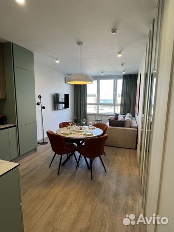 

1-к. квартира, 54 м², 3 кровати