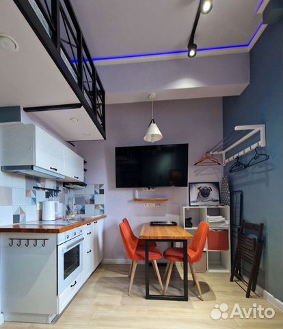 

Квартира-студия, 23 м², 2 кровати