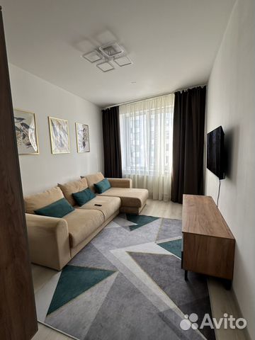 

1-к. квартира, 38 м², 2 кровати