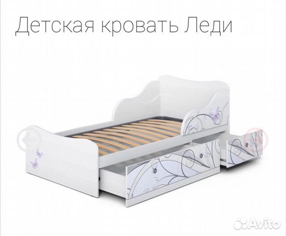 Кровать Леди с матрасом Askona